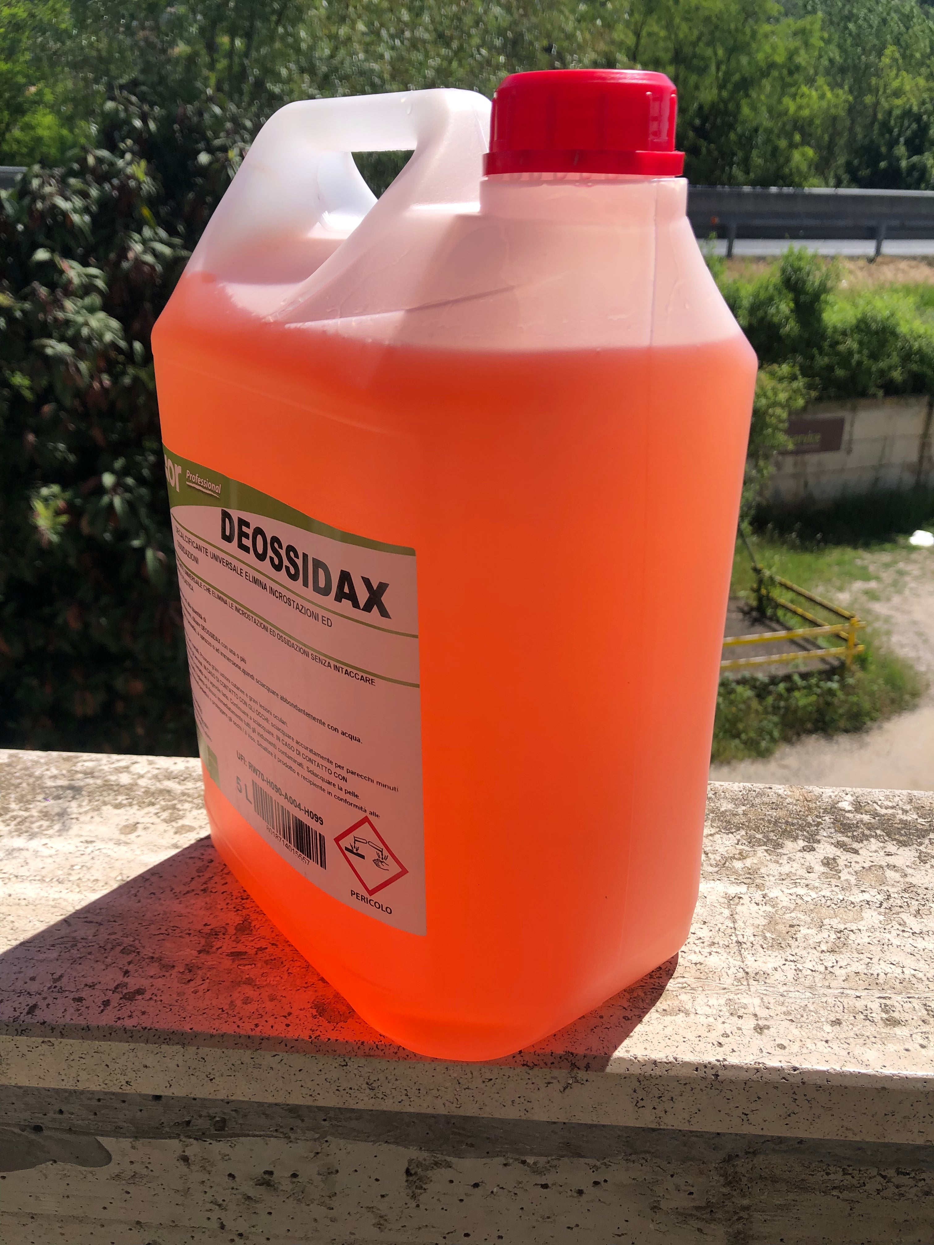 Decalcificante Professionale Deossidax per Boiler e Caldaie – Tanica da 5 Litri Ennebiservice