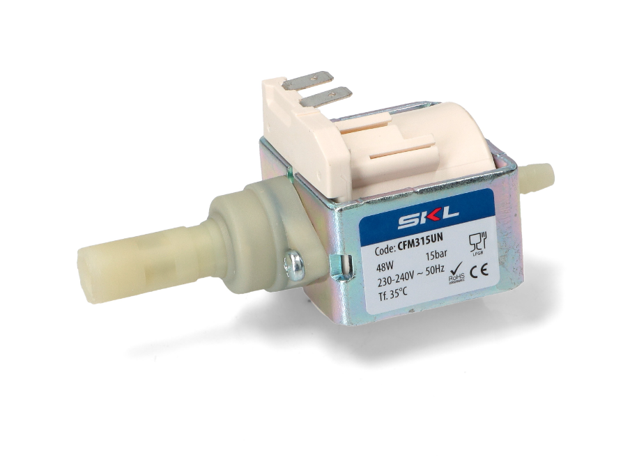Pompa Vibrazione Universale 48 W – 15 bar CFM315UN per Macchine da Caffè (Alternativa Ulka EP5GW) Ennebiservice