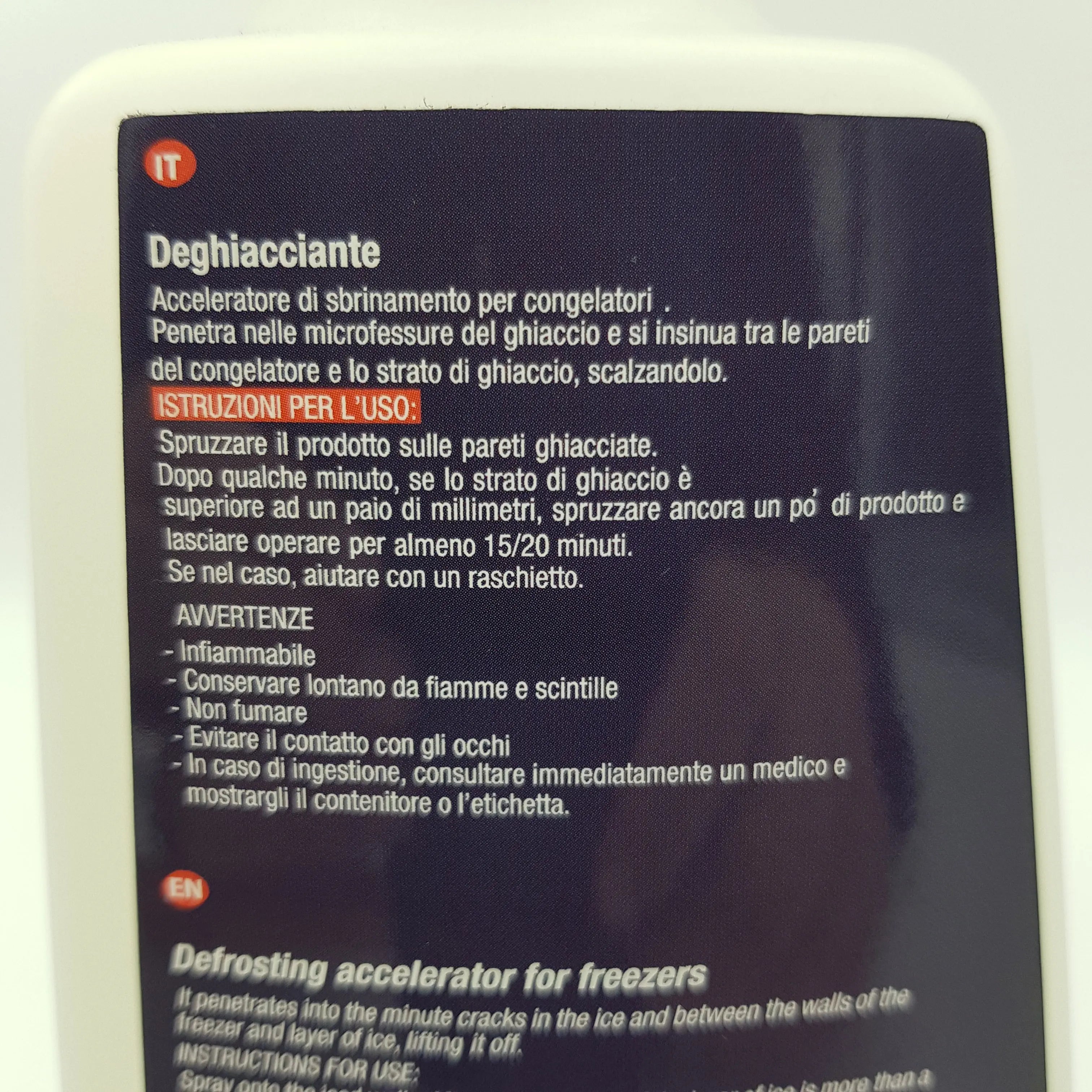 Deghiacciante per congelatori e vani freezer dei frigoriferi 500 ml Axor AXOR