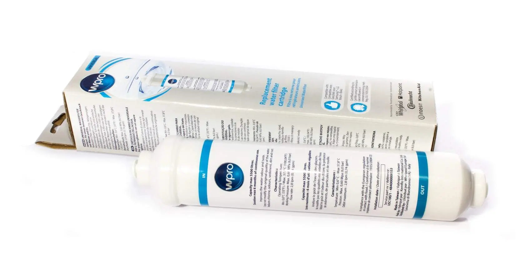 Fltro acqua per frigo Whirlpool e Samsung WHIRLPOOL