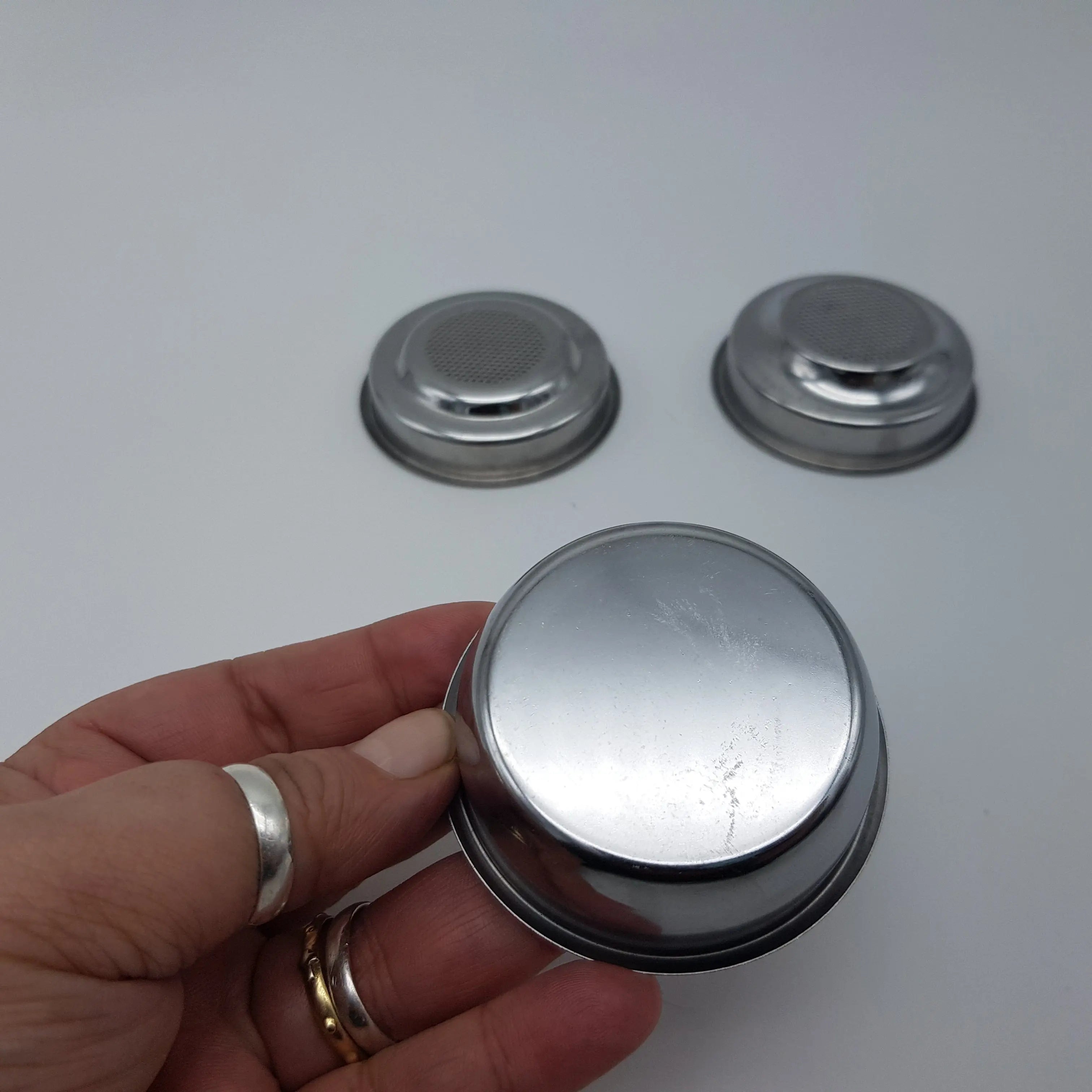 Portafiltro completo 57mm ad una via, con filtro 1 dose, filtro cialda Lelit LELIT