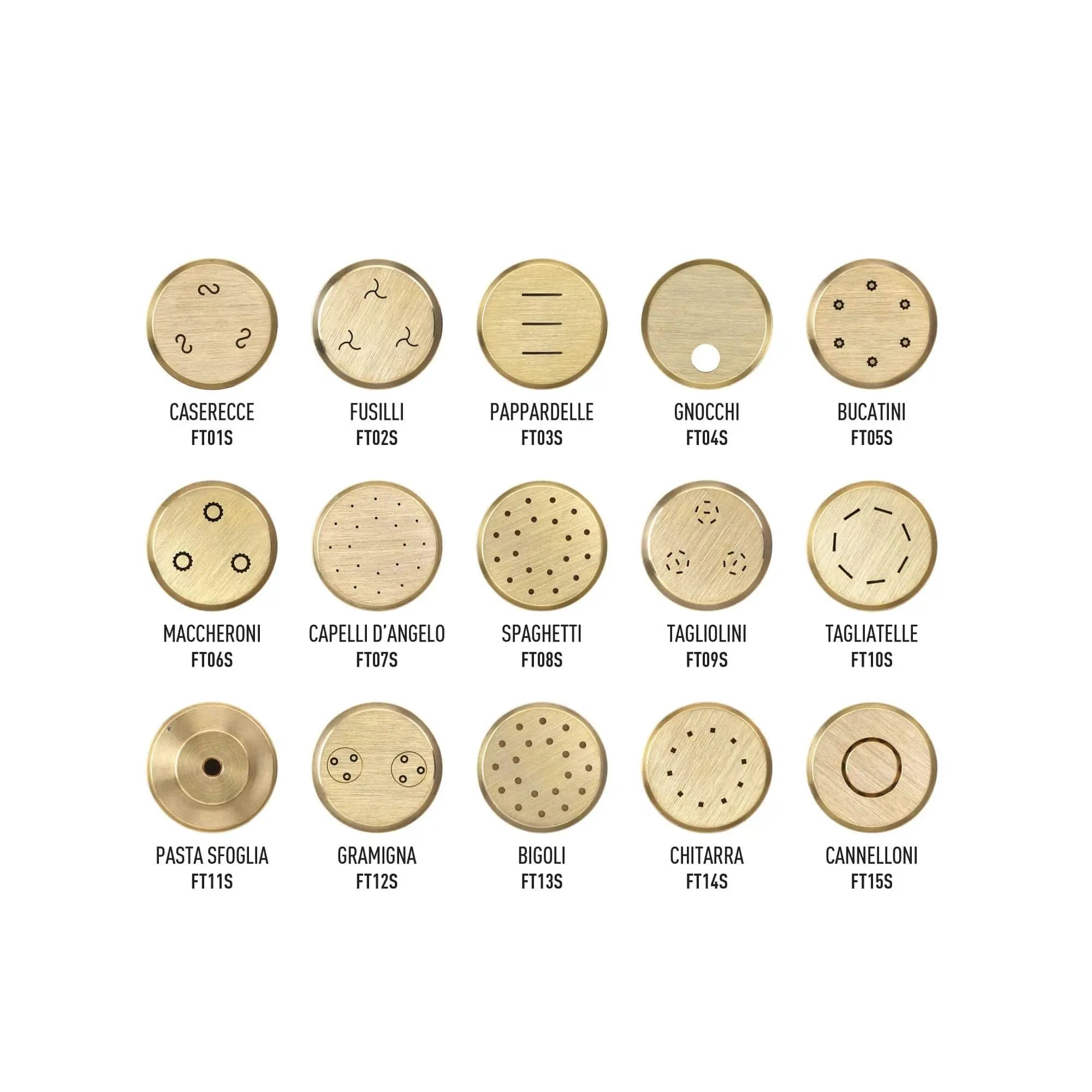 Trafila CASERECCE per Macchina per la pasta con taglia pasta mini Fama FAMA