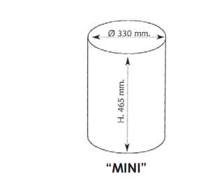 Cartucce "MINI 1" filtrante Prima Prima