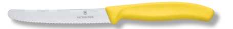 Coltello Tavola Ondululato Giallo VICTORINOX VICTORINOX