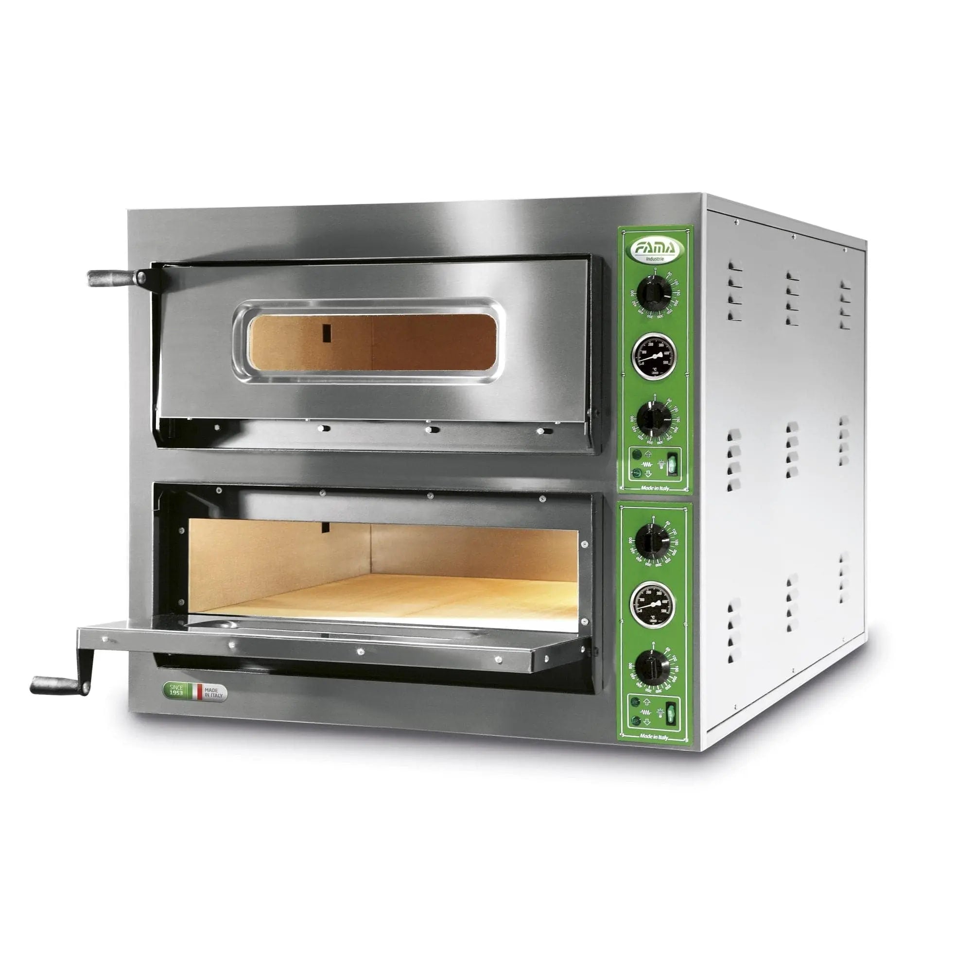 Forno per pizza inox 12 pizze Ø36 CM B9+9M  monofase Fama FAMA