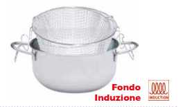 Friggitrice INOX Cm 28 Mod. Lady Omra OMRA