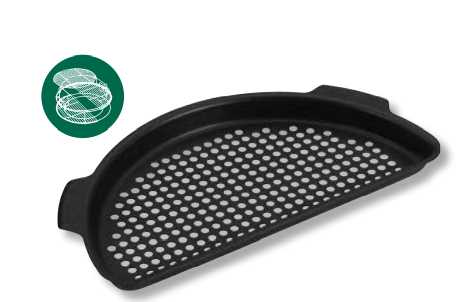 Griglia Forata A Mezzaluna Per Xxl e Xl Barbecue Big Green Egg Big Green Egg