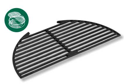 Griglia mezzaluna in ghisa per XL Barbecue Big Green Egg Big Green Egg