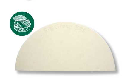 Pietra mezzaluna convEGGtor per XL Barbecue Big Green Egg Big Green Egg