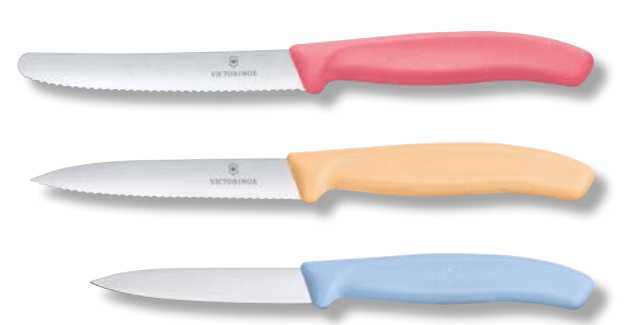 Set 3 utensili cucina (Manici ligt red, light orange, lilla) VICTORINOX VICTORINOX