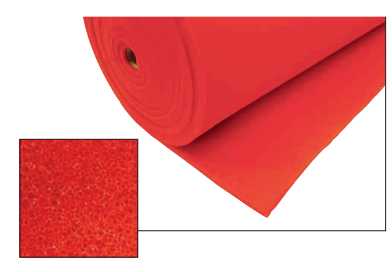 Silicone schiumato Arancio spessore 10mm lunghezza 1300mm Ultra Soft Prima Prima