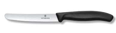 Swiss Classic coltello tavola liscio nero VICTORINOX VICTORINOX