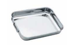 Teglia rettangolare 30x22 cm Inox Omra OMRA