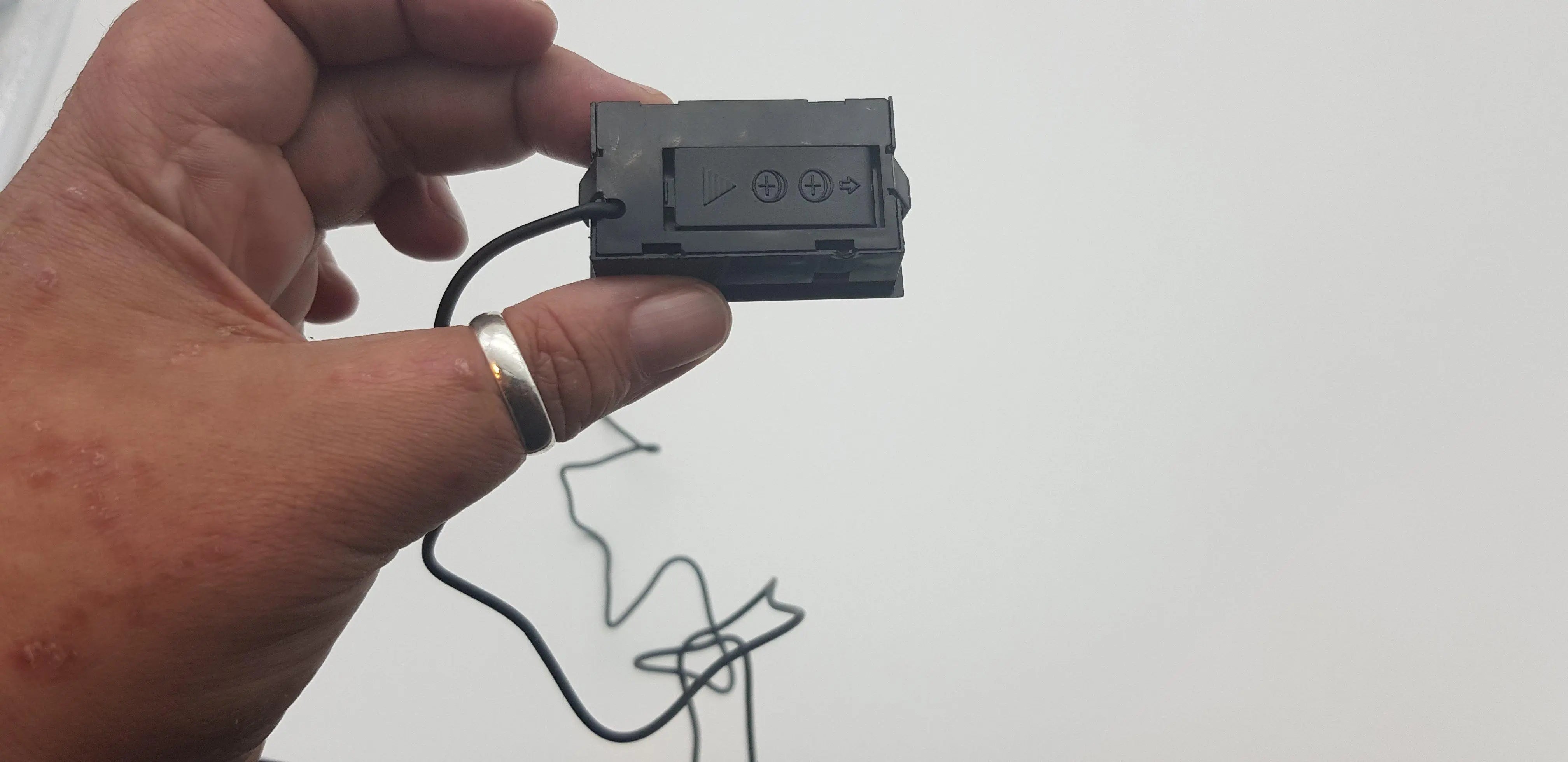 Termometro digitale con sonda -50°c a +70°c nero SKL