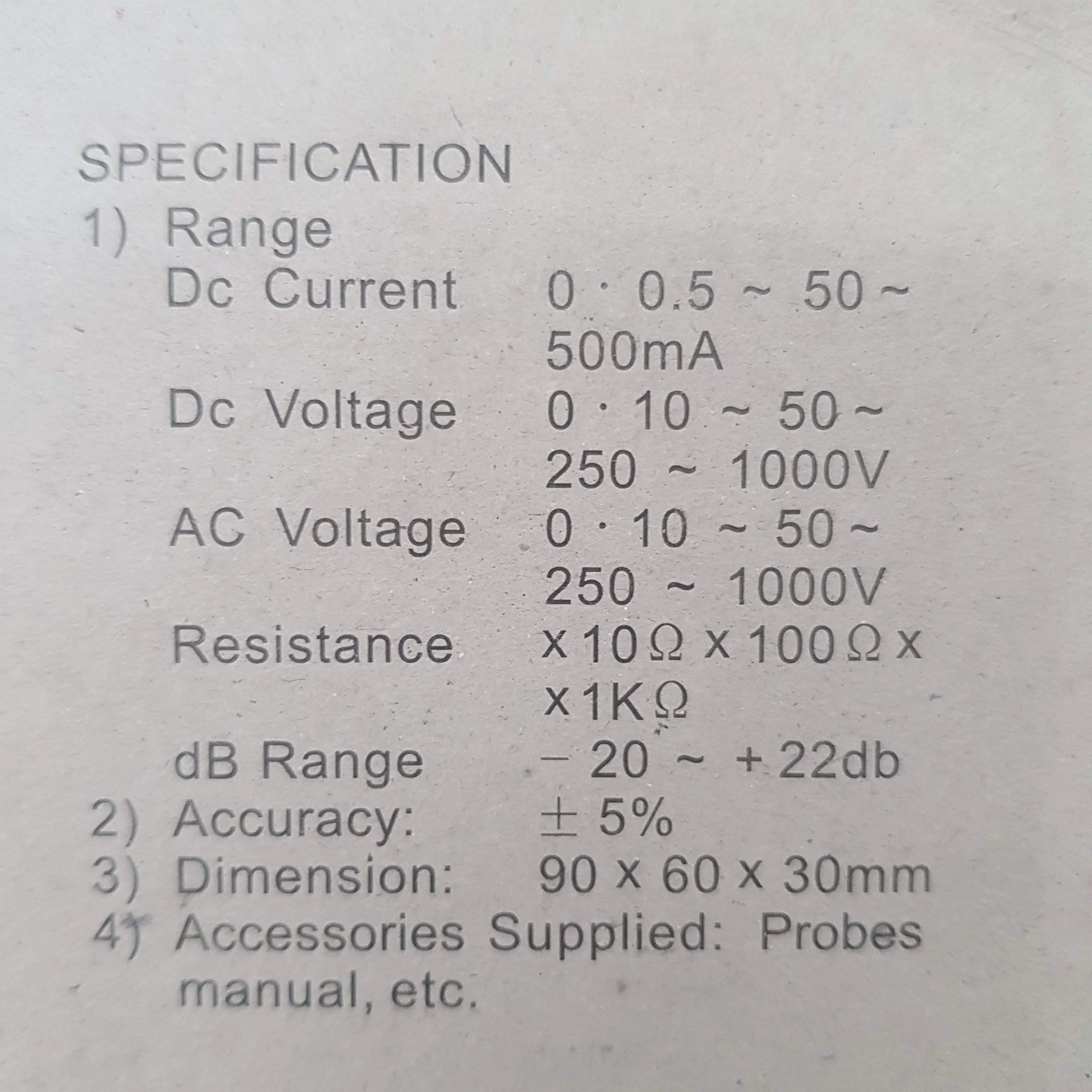 Tester analogico ENNEBISERVICE