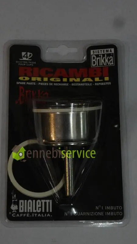 imbuto moka brikka 4 tz + 2 guarnizioni bialetti BIALETTI