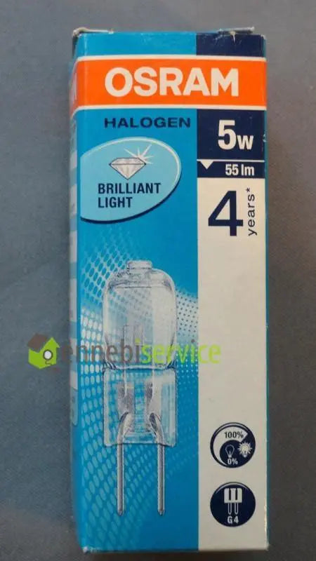 lampadina a spillo alogena halostar 12v 5w OSRAM