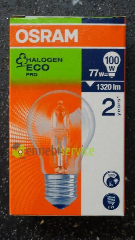 lampadina normale chiara energy saver 77w e27 230v OSRAM