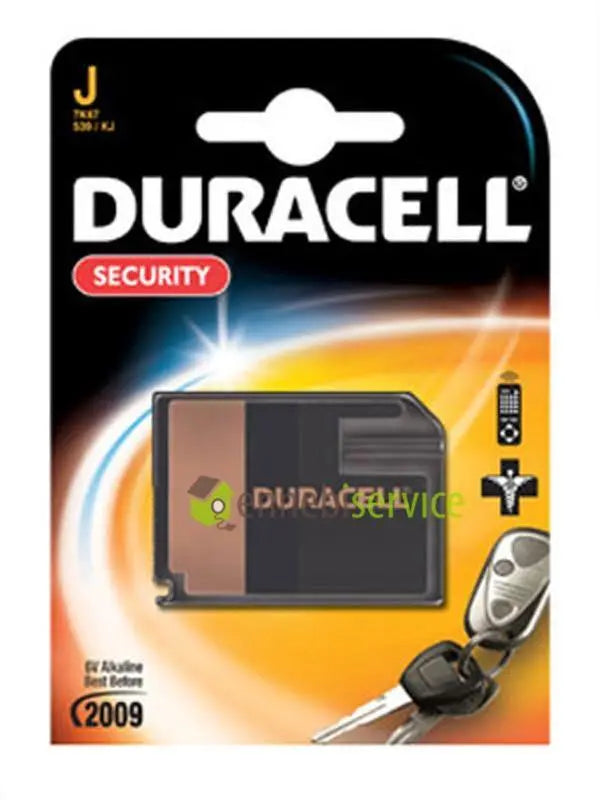 pila j security DURACELL