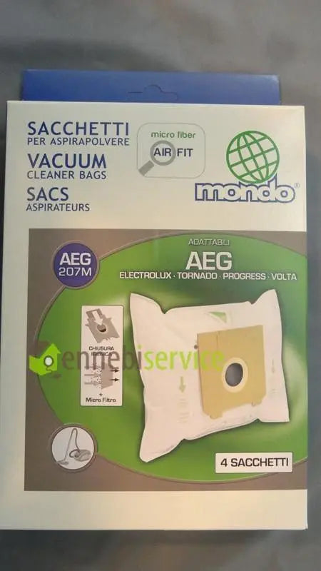 sacchi ae24 aeg207m in microfibra MONDO