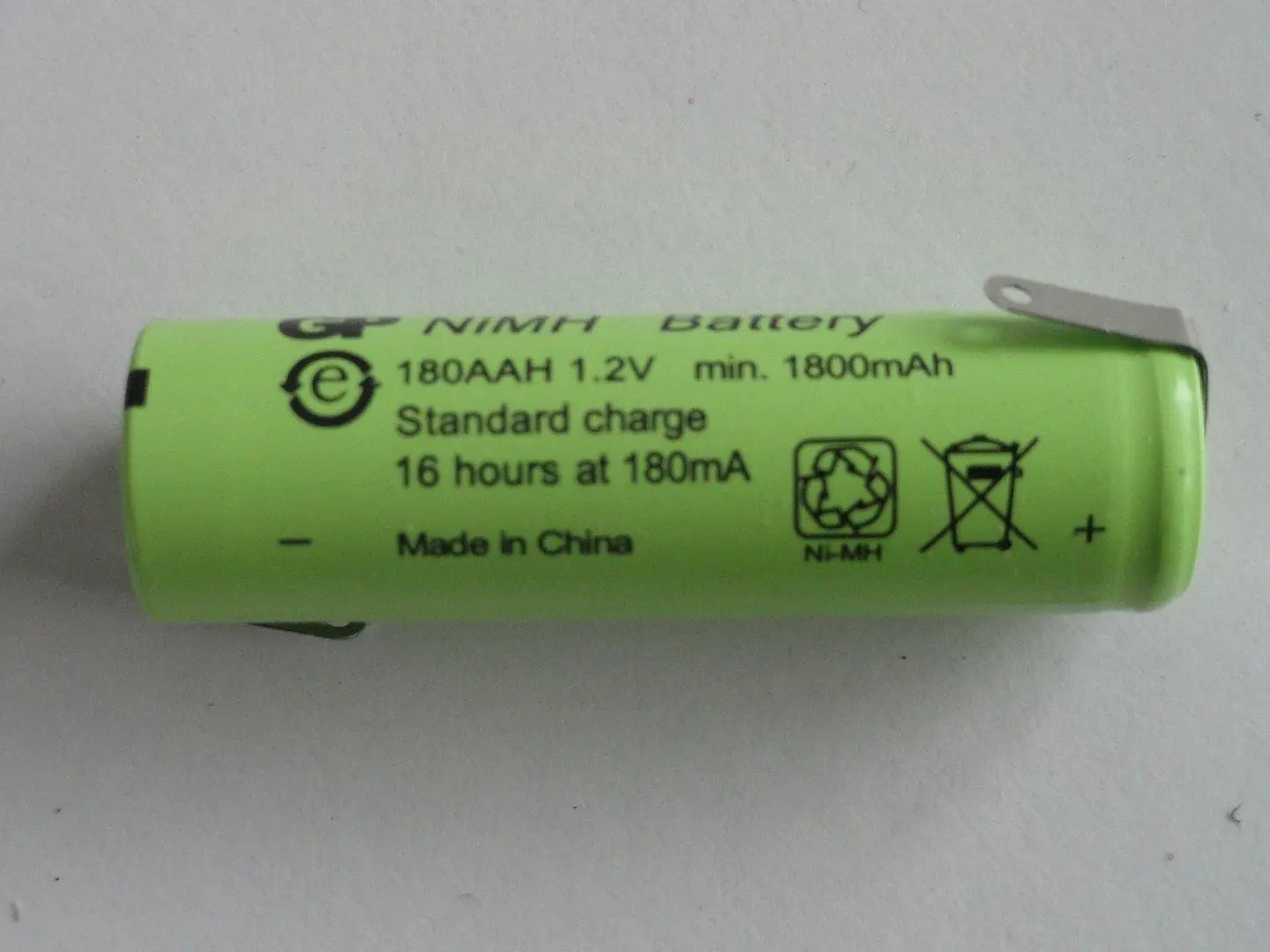 Accumulatore rasoio 180aah1a1p 1.2v-1800mah ni-mh da saldare ENNEBISERVICE