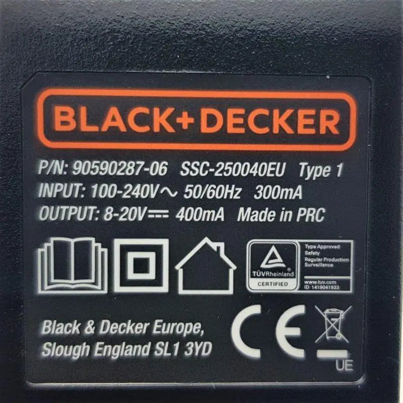 Caricabatterie per trapano Black+Decker ASL188 BLACK+DECKER