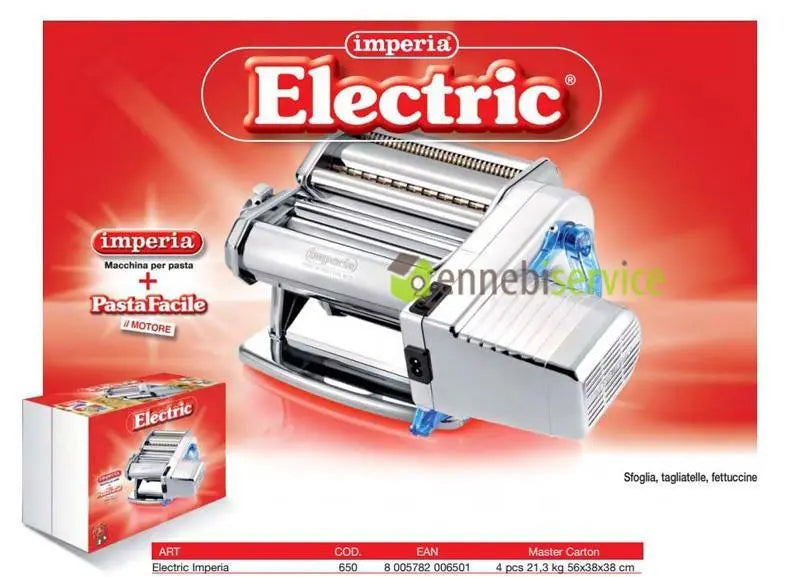 Imperia electric macchina per la pasta con motore Pasta Facile Imperia IMPERIA