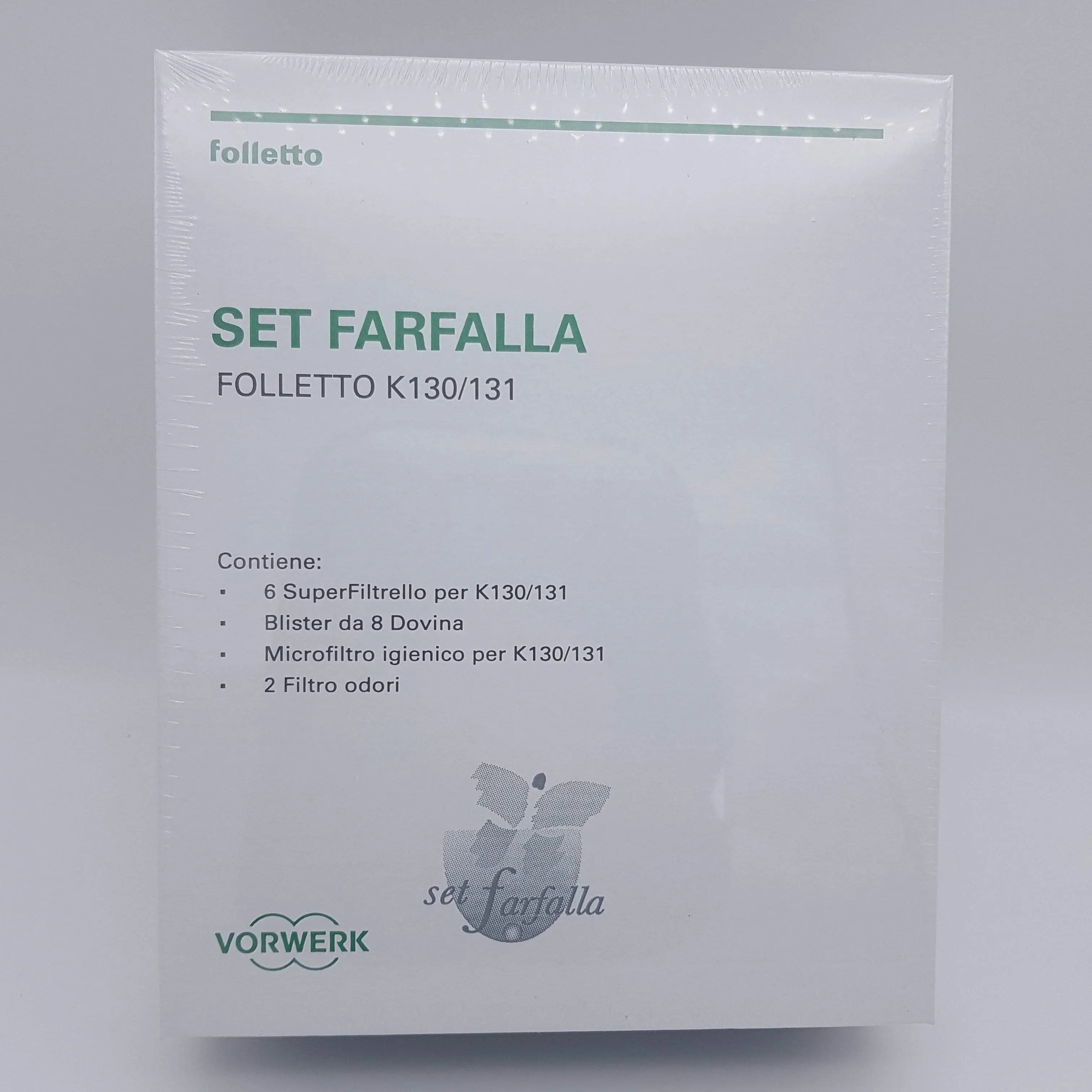 Set farfalla VK130/1 Vorwerk Folletto VORWERK FOLLETTO