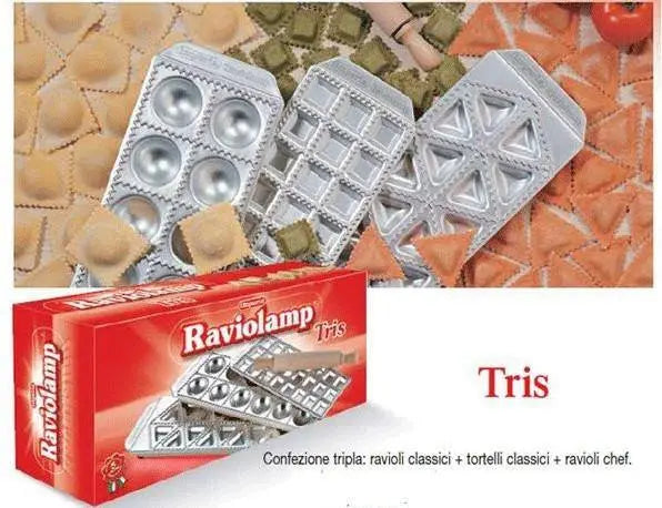 Stampo Raviolamp tris 3 pezzi Imperia IMPERIA