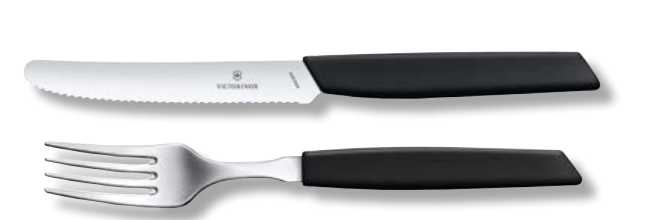 Swiss Modern Set Tavola 12 pezzi nero VICTORINOX VICTORINOX