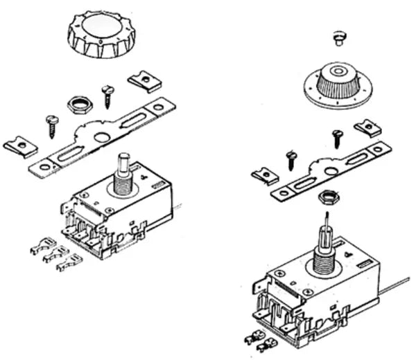 Termostato universale vc4 frigorifero 216FR05 UNIVERSALE